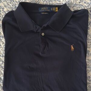 Polo by Ralph Lauren Navy Polo with Embroidered Pony